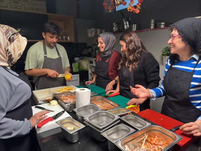 Istanbul: Turkish Cooking Class with a Professional Chef - The chefs and language support