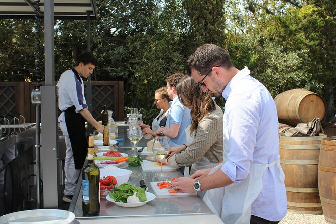 Italian Cooking Class and Wine Tasting in Tuscany - Cooking Tuscan food at Tenuta Torciano