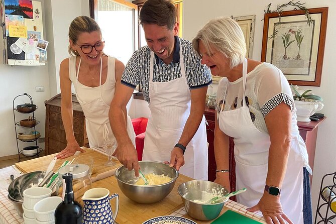 Italian Pasta Cooking Course - Choosing tiramisu or semifreddo with amaretto