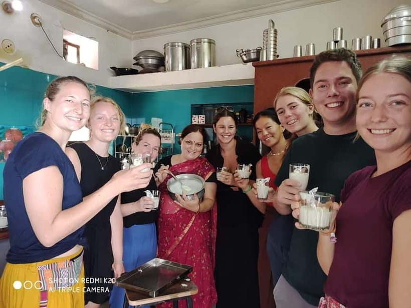 Jodhpur 11 Dishes Cooking Class With REKHA Pick Up & Drop OF - Sitting down with the family
