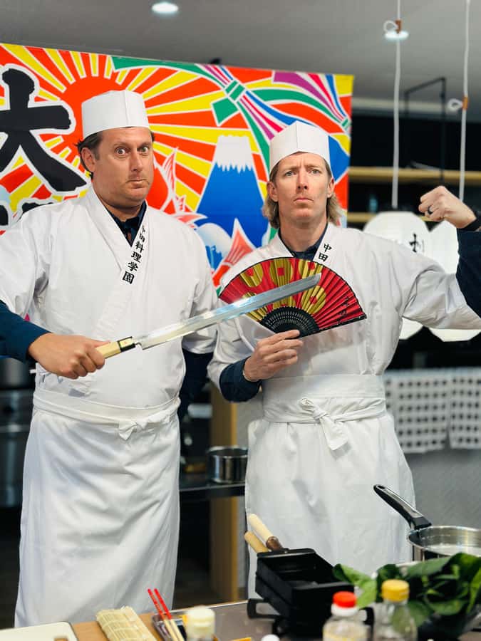 Kanazawa: Authentic Japanese Cooking and Sushi-Making Lesson - Dressing as a sushi chef