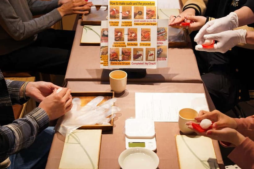 Kanazawa: Sushi Making Experience at Oumicho Market - The Meal You Make Yourself