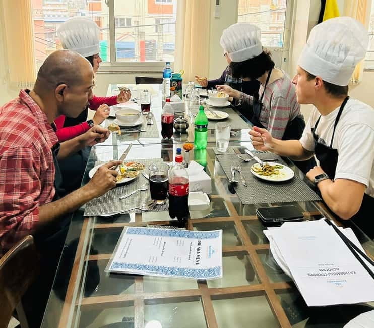 Kathmandu: About 3-hour Cooking Class Experience near Thamel - The teaching and kitchen setup