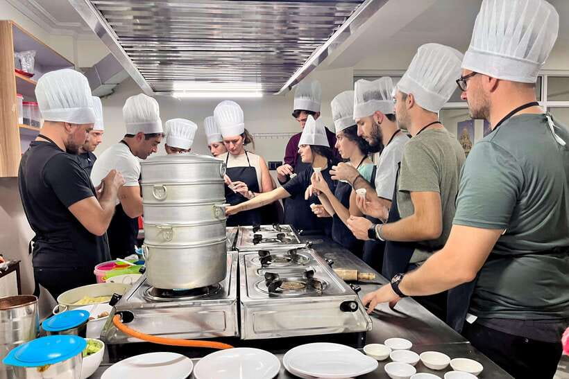 Kathmandu: Women-Led Cooking Class & Momo Making-Local Taste - From Kathmandu market shelves to the cooking counter