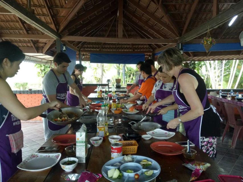 Krabi: Cooking Class at Thai Charm Cooking School with Meal - Your menu starts with curry paste
