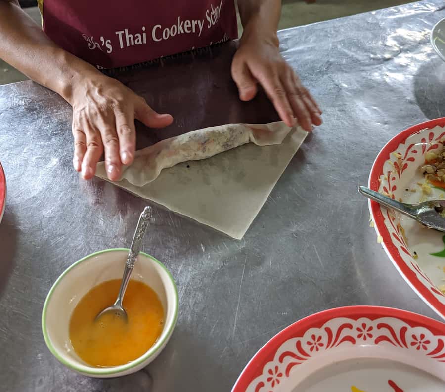 Krabi: Evening Thai Cooking Class at Ya's Cookery - Sit down to the meal you prepared