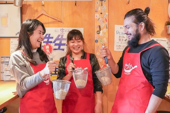 Kyoto Ramen and Gyoza Cooking Class with Professional Chefs - Folding gyoza, then eating what you made