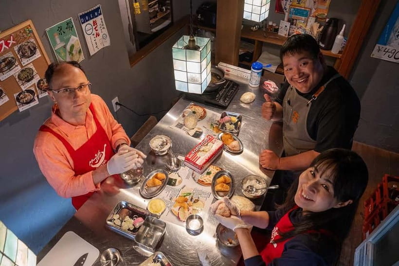 Kyoto Udon & Tempura Cooking Class with Professional Chefs - Kneading Udon from Flour and Water