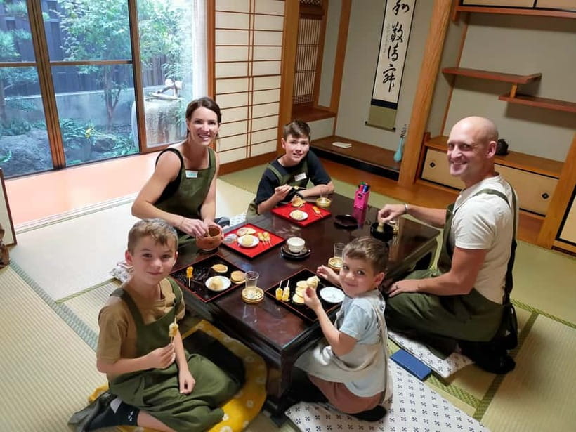 Kyoto: Wagashi (Japanese sweets) Cooking near Fushimiinari - Matcha and the final tea-room tasting