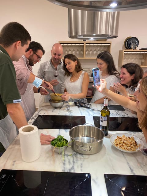Lisbon: Portuguese Cooking Class with Wine Tasting - Cooking Portuguese food with a local chef