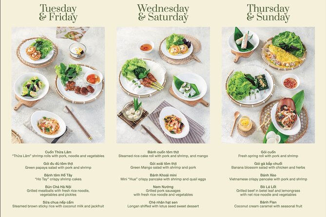 M.O.M Cooking Class in Saigon - What you may cook