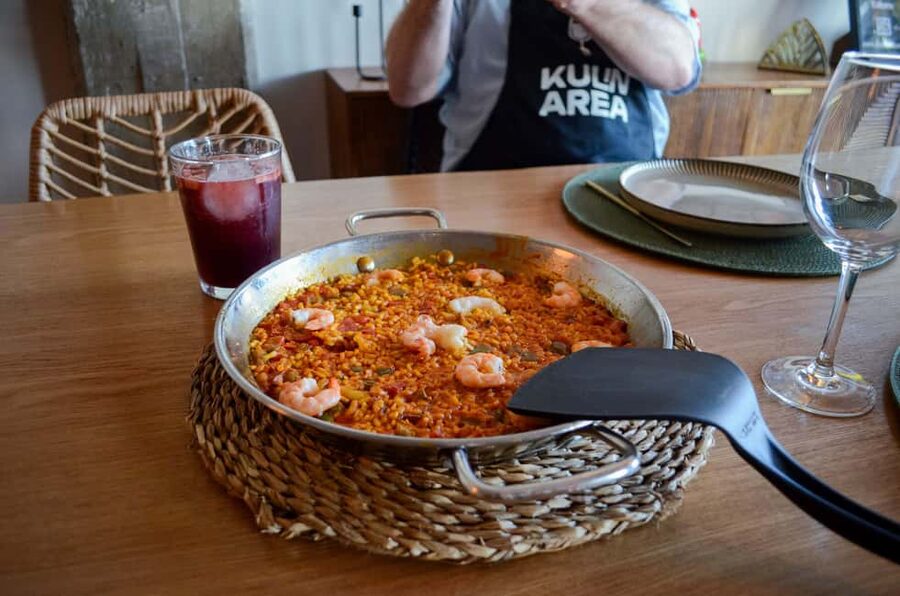 Malaga: Authentic Paella Cooking Class with Sangría - Olive oil tasting before the apron goes on