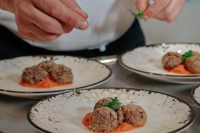 MaMa Florence- Tuscan Cooking Class in Florence - Tiramisu and the meal at the table