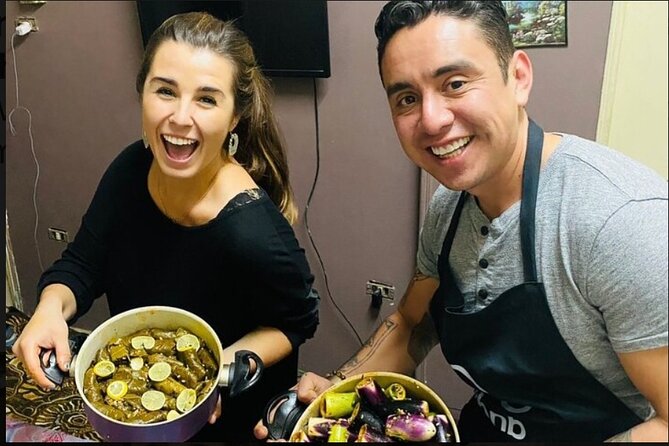 Market&Cook&Eat with Egyptian Family - Learning a traditional Egyptian welcome