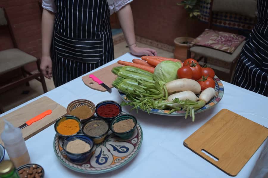 Marrakech: Moroccan Cooking Class for vegetarians and vegan - A Moroccan Meal Begins With the Spices