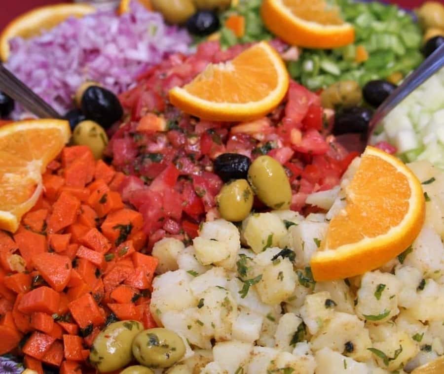 Marrakech: Moroccan Cooking Class with Amazing Local Chef! - Preparing two Moroccan salads