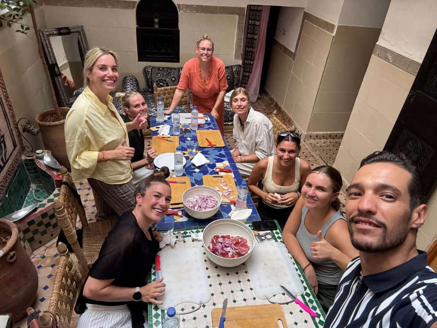 Marrakech: Moroccan Cooking Class with Local Chef - Eating what you prepared