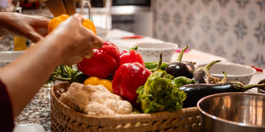 Marrakech: Moroccan Cooking Class with Market Visit and Meal - Sitting down to a feast you helped make