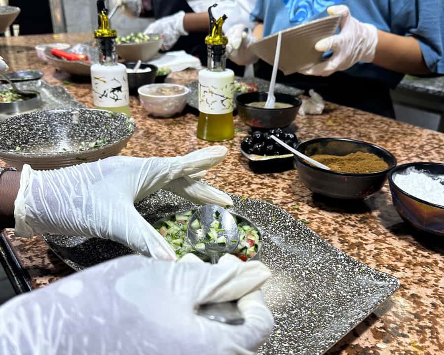 Marrakech: Moroccan Cooking Class with Pickup - What the working restaurant adds