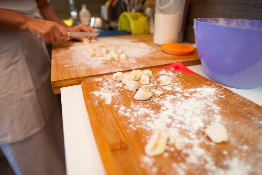 Matera: Pasta & Tiramisu Cooking Class at a Local's Home - Cooking pasta in a Matera home