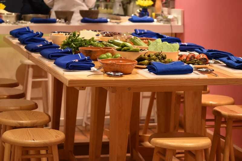 Mexico City: Mexican Salsas Cooking Class and Market Tour - Making ten salsas in one small kitchen