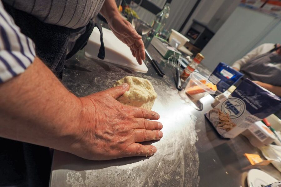 Milan: Italian Cooking Class with Food and Wine - Sitting down to eat what you made