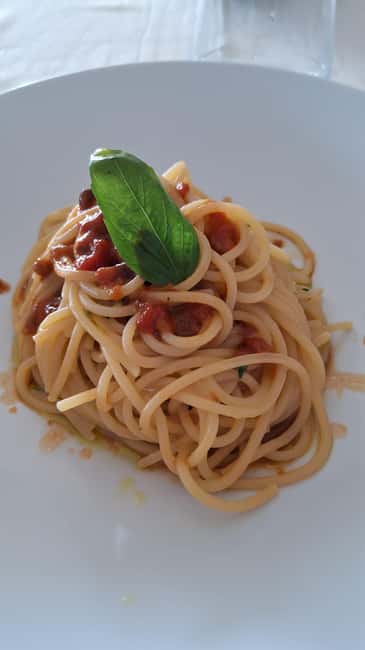 Milazzo: Sicilian Pasta Making Class with Dinner - Making pasta, then eating the results