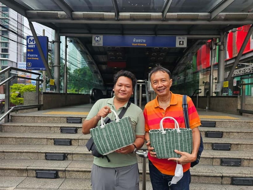Mini Group: Authentic Thai Cooking & Wellness Experience - From Ganesha Shrine to Huai Khwang Market