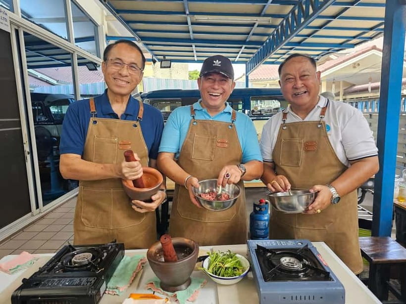 Mini Group: Authentic Thai Cooking & Wellness Experience - Learning coconut milk and curry paste from scratch