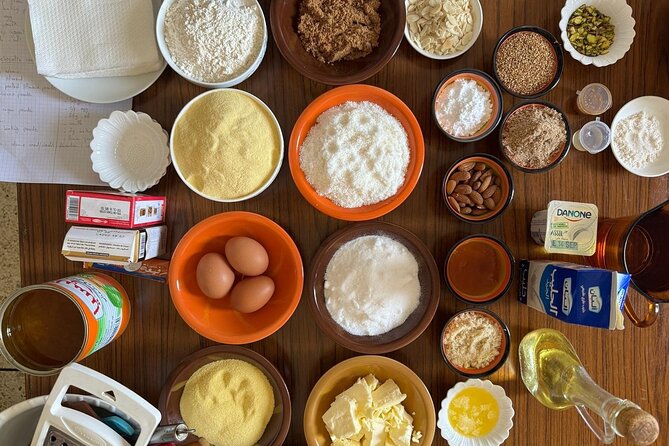 Moroccan Baking Bliss in Casablanca Sweet Discoveries Await - Four cookies, two crepes, and mint tea