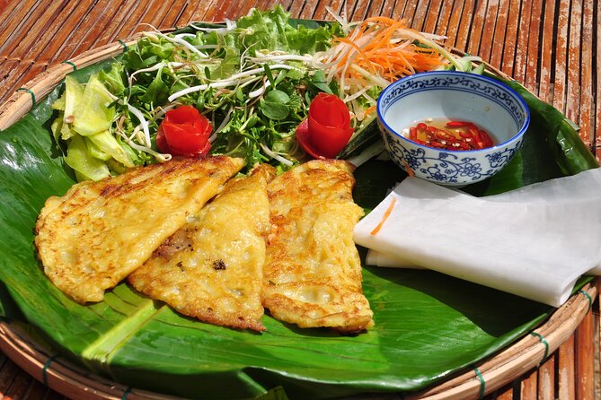 My Grandma's Home Cooking Class in Hoi An - Making rice paper before cooking lunch