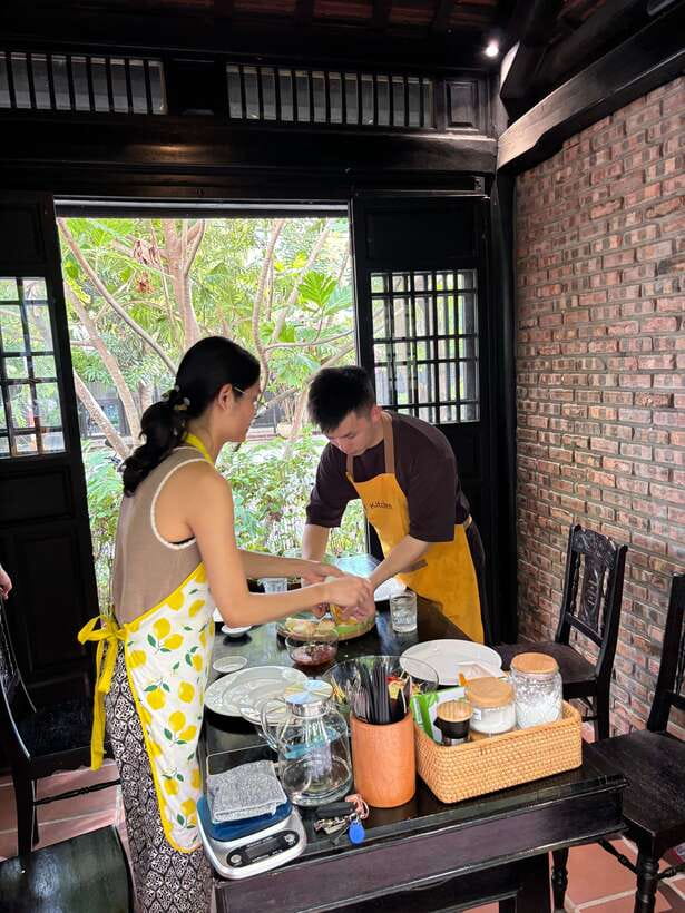 MY Kitchen - Vietnamese Home Cooking Class in Hoi An - A friendly teacher and a personal meal