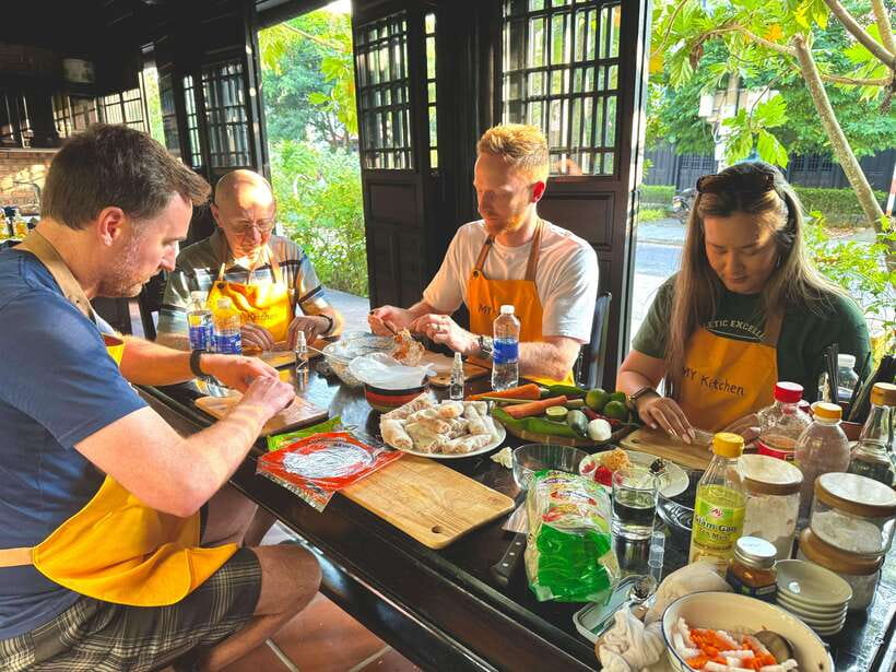 MY Kitchen - Vietnamese Home Cooking Class in Hoi An - The menu: from bánh xèo to phở gà