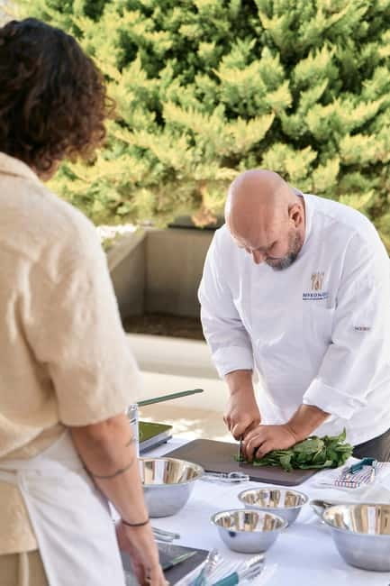 Mykonos: Hands-On Cooking Class with a Professional Chef - The meal at the end, and what is included