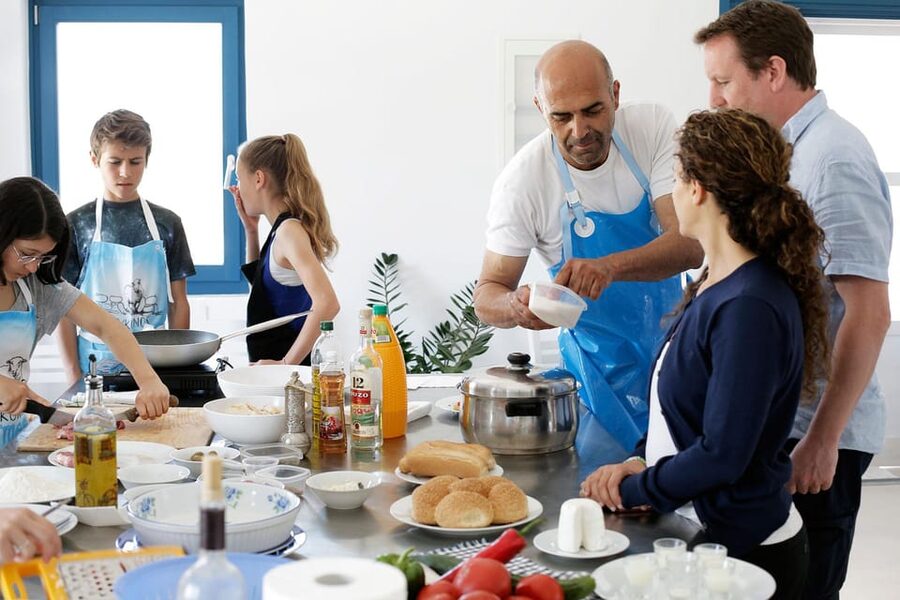 Mykonos: Traditional Cooking Class with the Locals - Wine, beer, and the meal you helped prepare
