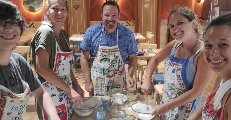 Naples: Small Group Pizza Making with Drink Included - Learning the dough and the raised cornicione