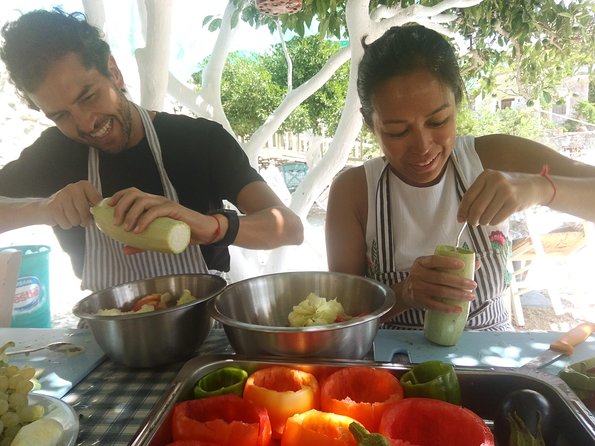 Naxos:Half-day cooking class at Basiliko - The meal: generous, local, and part of the lesson