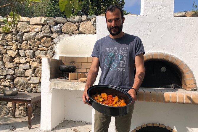 Naxos Perivoli Farm Experience & Wood-fire Cooking Class - Cooking over an open fire