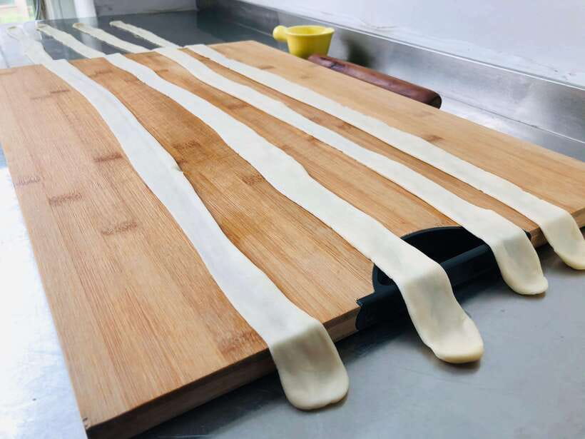Online Cooking Class Hand Pulled Noodles by Sunflower Li - Making the dough from scratch