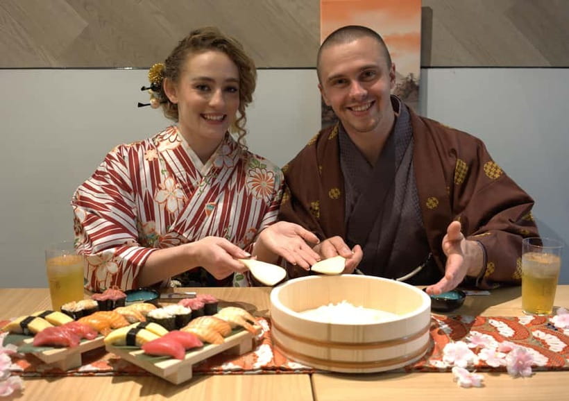 Osaka Dotonbori: Vegan/Vegetarian Sushi Making Experience - The four steps of making your sushi