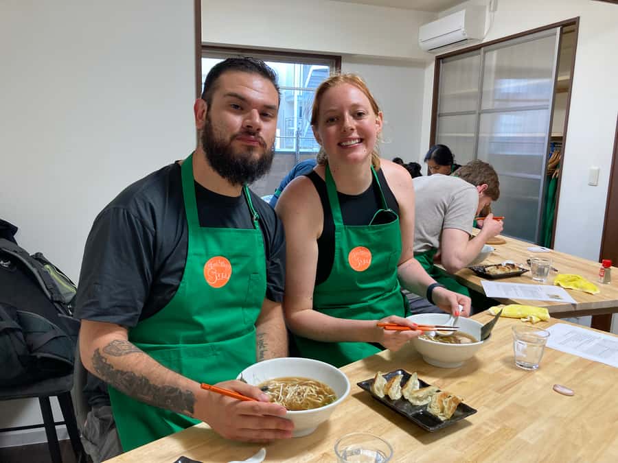 Osaka: Ramen and Gyoza Cooking Class in Dotonbori - What the $70 price includes