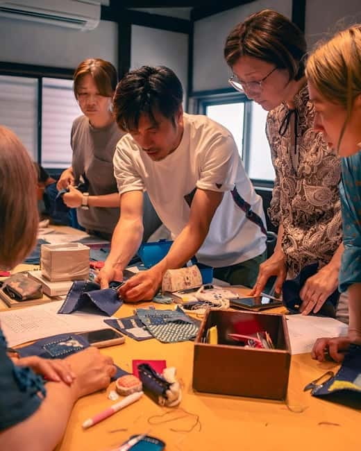 Osaka: Sashiko Japanese Craftsmanship Workshop - Making a geometric Sashiko coaster