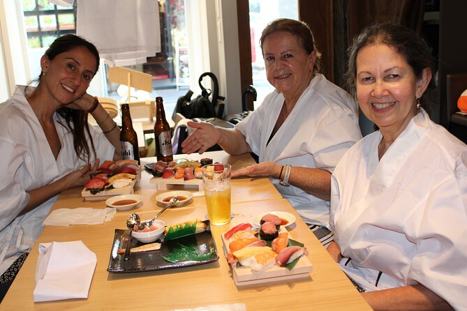 Osaka Sushi Making Experience - Eating the 12 pieces you made