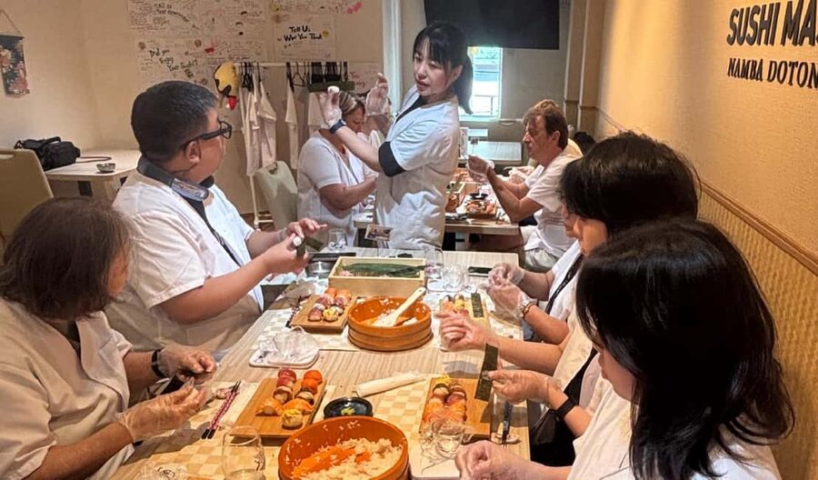 Osaka: Sushi Making in Spacious Studio (SAME-DAY OK!) - Vegetarian needs and allergies