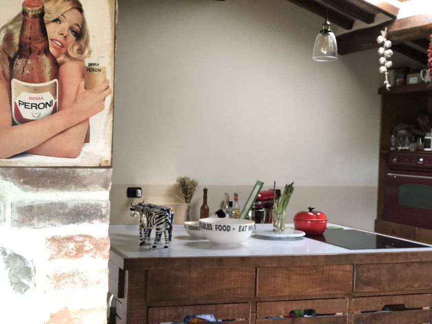 Paciano: Organic Cooking Class at a Farm with Lunch & Wine - A farmhouse kitchen instead of a staged cooking studio