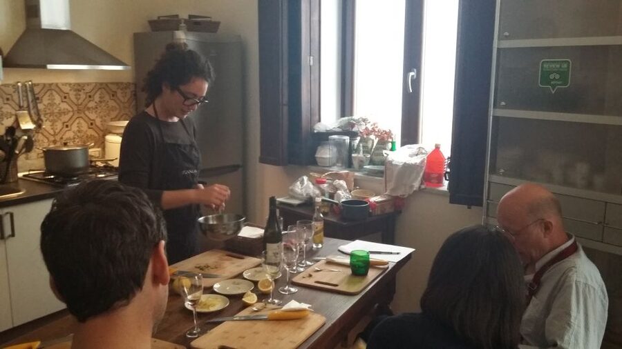 Palermo: Half-Day Cooking Class & Market Tour - Walking back through old Palermo