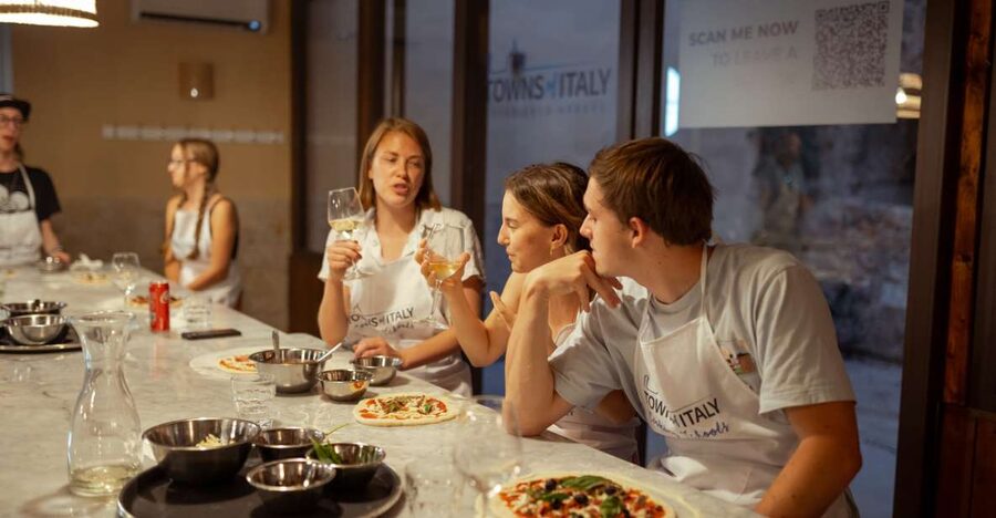 Palermo: Pizza and Gelato Cooking Class with Dinner and Wine - Dietary needs and who should skip it