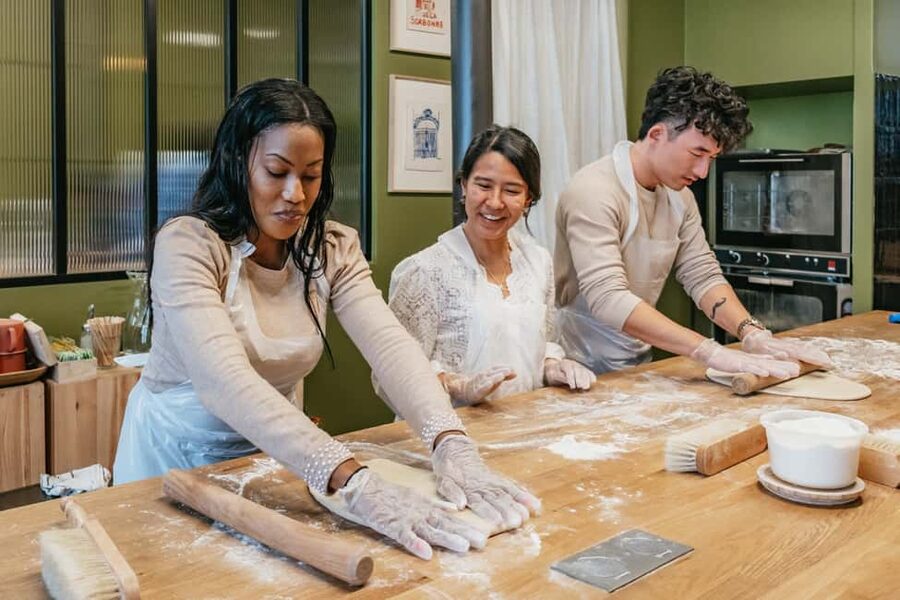 Paris: French Croissant Baking Class with a Chef - Learning the difficult part: laminated dough