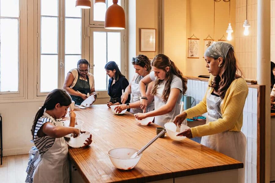 Paris: French Macaron Culinary Class with a Chef - A friendly class with room for families
