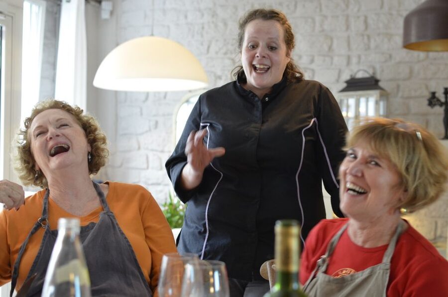 Paris: Full-Day Cooking Class, Market Tour and Lunch - Turning market finds into a French menu